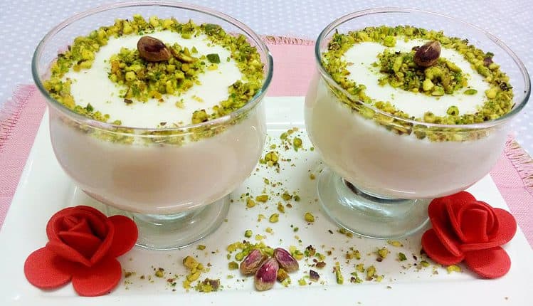 الوصفة الثانية حلى المهلبية اسهل حلويات منزلية في شهر رمضان