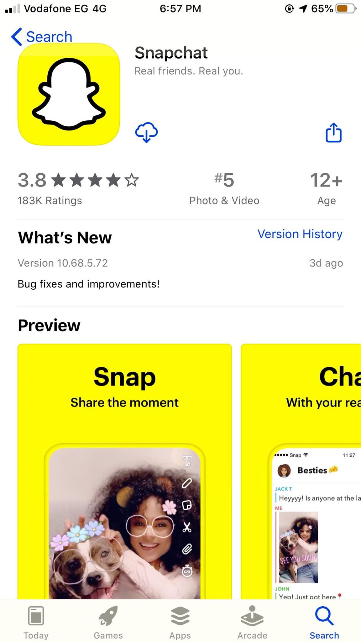 تحميل سناب بلس للايفون