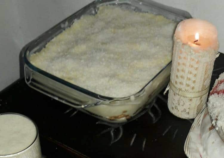 طريقة حلى بارد سهل ولذيذ الحلى المفضل في رمضان