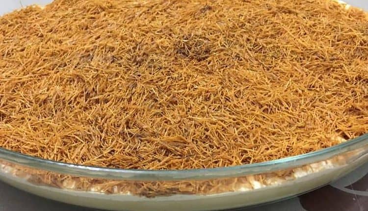 اعداد الشعرية الباكستنية طريقة حلى الشعيرية الباكستانية بالبسكويت