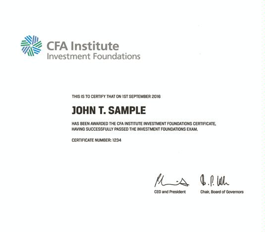 كيفية الحصول على شهادة cfa من السعودية