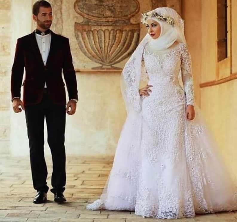 فساتين زفاف محجبات بالصور 2020