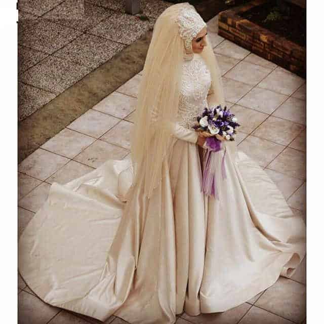 فساتين زفاف محجبات 