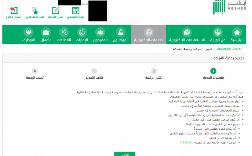 رسوم تجديد رخصة القيادة المنتهية 